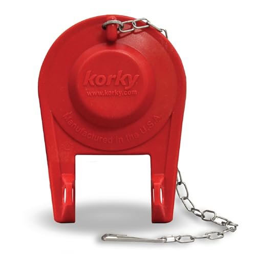 Korky Ultra Standard 2-Inch Universal Toilet Flapper - Long Lasting Rubber - Easy to Install - Made in USA, 100BP