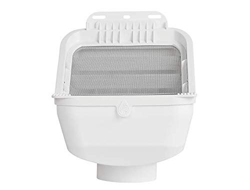 Leaf Eater Advanced 2"x 3"/ 3"x 4" - Downspout Filter with 955 Micron Angled Mesh Filter Screen and Compact Design for Easy Installation and Maintenance
