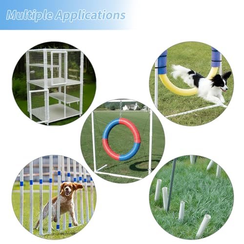 LESSO 10 PCS 1/2" PVC Pipe Furniture Grade, 3.28 FT feet DIY PVC Projects Set for Spring, Home, Greenhouse, Garden, Farm, Workshop, Summer, Sch.40 White [40" x 10 Pack]
