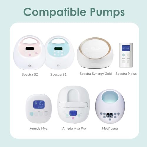 Maymom Duckbill Valves for Spectra. Designed for Spectra S1 Spectra S2 Spectra 9 Plus Spectra Dew 350 Not Original Spectra Pump Parts Spectra S2 Accessories Replace Spectra Valve (6 ct White)