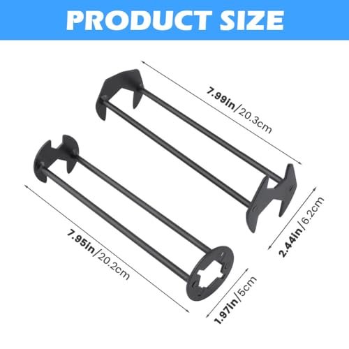 Multi-Purpose Basin Wrench Set, 2-Piece Universal 7 Sizes Plumbing Tool for Tight Spaces | Perfect for Faucet Installation & Repairs