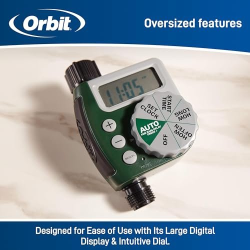 Orbit 62061Z 1-Outlet Programmable Digital Hose Watering timer