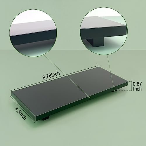 Pedestal Soap Stand Riser Counter, Kitchen Bathroom Soap Tray, Black