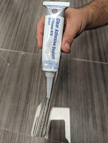 Permatex 80050 Clear RTV Silicone Adhesive Sealant, 3 oz