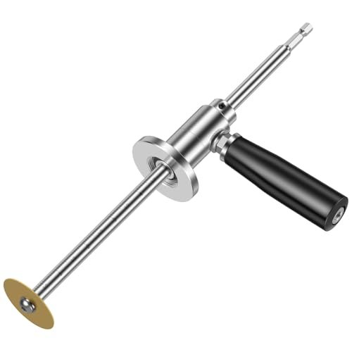 Pipe Inside Cutter for PVC Pipe with 1PC Diamond Grit Cutting Wheel and 1/4" Hex Shank, 7 Inch Adjustable Cutting Depth Stainless Steel Plumbing Cutter Tool Fit for 1-1/2 Inch to 8 Inch Cut