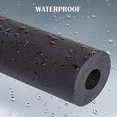 Pipe Insulation Foam Tube 1 inch,- 6FT 1" Foam Tubing for for Indoor Outdoor Plumbing Pipe, AC Unit, Guitar Stands (1"ID x 1-23/32"OD-6Ft)