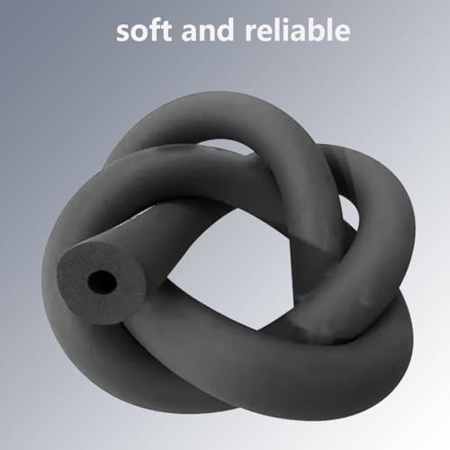Pipe Insulation Foam Tube 1 inch,- 6FT 1" Foam Tubing for for Indoor Outdoor Plumbing Pipe, AC Unit, Guitar Stands (1"ID x 1-23/32"OD-6Ft)