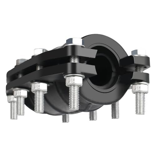 Pipe Repair Clamp Leak Sealer, 3/4 Inch Water Pipe Clamp Repair Kit, for Emergency Pipe Repair of OD 20MM Plastic and Metal Pipes