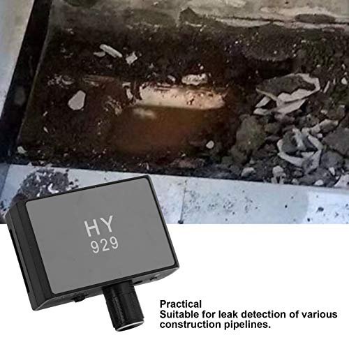 Pipe Water Leak Detector, Underground Water Leakage Detection Monitor Enhanced High Strength Water Leaking Detector Tester with Dual Probe and Headphone
