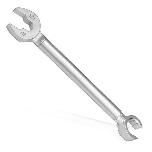 Plumber wrench, 2-in-1 Angle Stop Wrench for Angle Stops, Straight Stops, and Compression Couplings，Plumbing Tools for Faucet Nuts, and Spigots