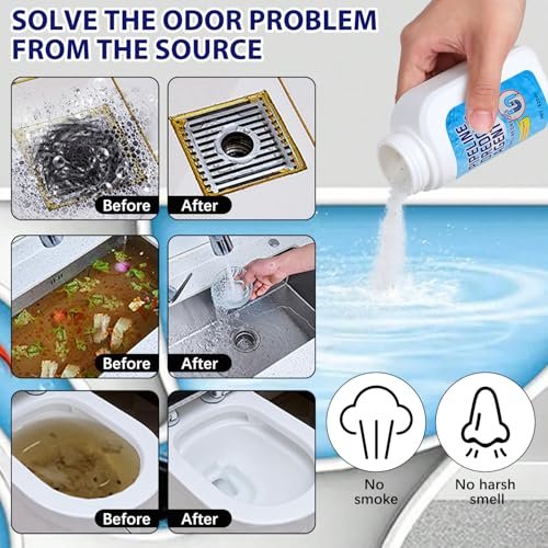 Powerful Pipe Dredging Agent,Pipeline Dredging Agent,Powerful Quick Cleaning Drain,Kitchen Sink Drains and Pipe Cleaner,for Kitchen Bathroom Toilet
