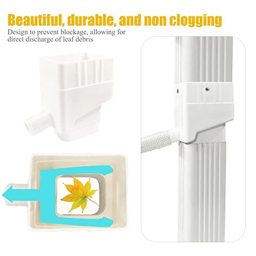Prevent Overflow Rainwater Collection System,Downspout Diverter,Rain Water Catching System,Rain Barrel Spigot kit,Rain Barrel Diverter kit,Downspout Adapter,Roof Rain Diverter Connection Kit