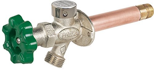 Prier P-164D12 Quarter-Turn Frost Free Anti-Siphon Outdoor Hydrant, 12-Inch, Satin Nickel Plated