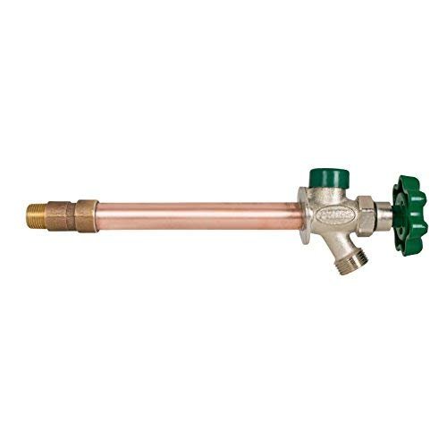 Prier P-164D12 Quarter-Turn Frost Free Anti-Siphon Outdoor Hydrant, 12-Inch, Satin Nickel Plated