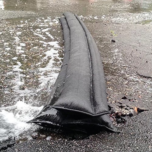 Quick Dam QD610-1 Water-Activated Flood Barrier-1 Pack, Black