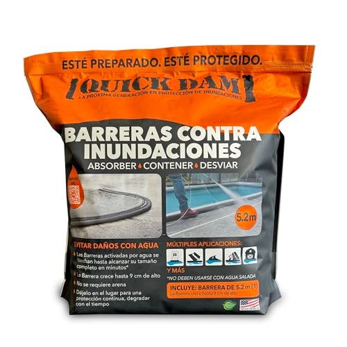 Quick Dam QD617-1 Flood Barriers, 1 Pack, Black