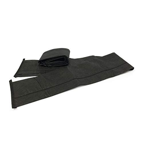Quick Dam QD65-2 5' Barrier Water Flood Dam Bags, 2 Pack, Black