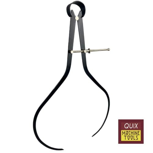 QUIX 18" (45.7 cm) Steel Outside Caliper | Durable Steel Construction | Precise Measurement of Distance, Diameter, or Thickness | Ideal for Construction, Plumbing, Paleontology, and Forensics