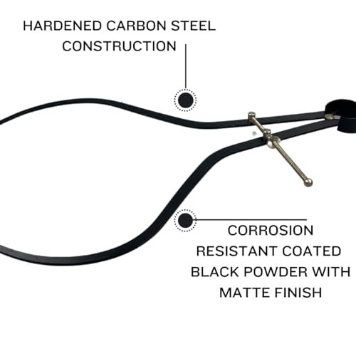 QUIX 18" (45.7 cm) Steel Outside Caliper | Durable Steel Construction | Precise Measurement of Distance, Diameter, or Thickness | Ideal for Construction, Plumbing, Paleontology, and Forensics