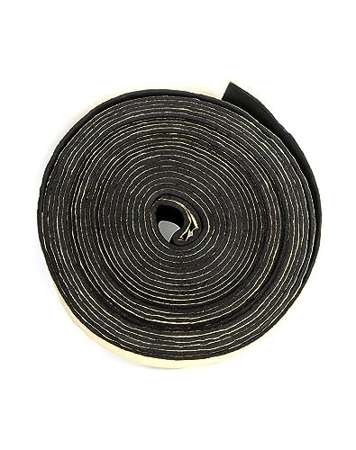 QWORK Pipe Wrap Insulation, 4 Pack Waterproof Foam Insulation Tape Adhesive for Hot or Cold Pipes, 2" x 1/8" x 30'