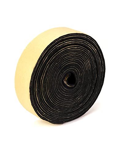 QWORK Pipe Wrap Insulation, 4 Pack Waterproof Foam Insulation Tape Adhesive for Hot or Cold Pipes, 2" x 1/8" x 30'