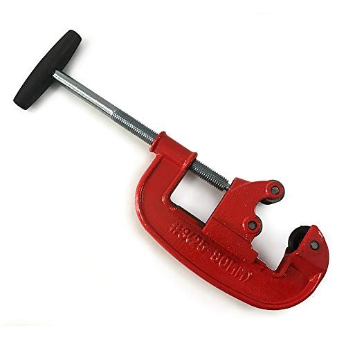 QWORK Professional Pipe Cutter Tool for 1-3" Pipes - Ideal for Plumbing, Automotive, and Construction Projects