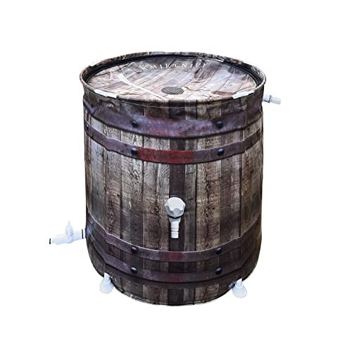 Rain Barrel Anti-Collapse Collapsible Rainwater Collection System,Portable Water Storage Tank,Garden Water Catcher