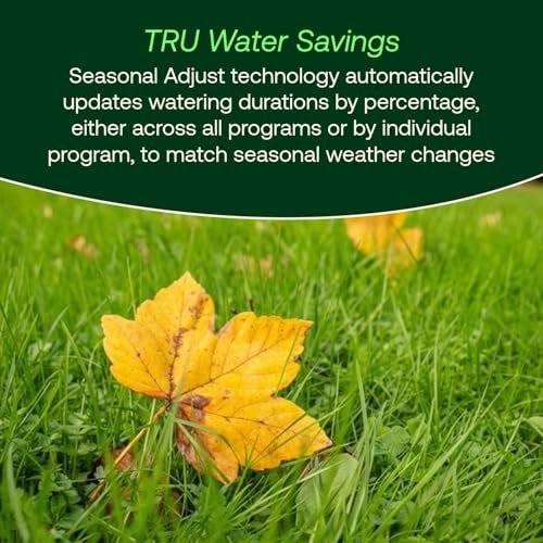 Rain Bird TRU8O Program-Based Indoor/Outdoor Irrigation Sprinkler Controller/Timer, WiFi Module Ready, 8-Zone/Station