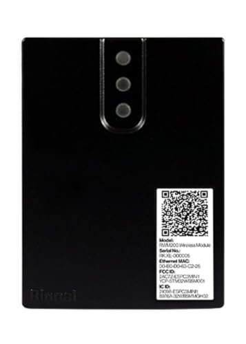 Rinnai RWM200 WiFi Control Module for Tankless Water Heater, Black, Smart Phone Control, Indoor Installation
