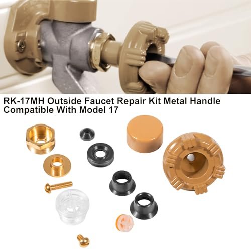 RK-17MH Repair Kit Metal Handle,Outside Faucet,Compatible with Woodford Model 17