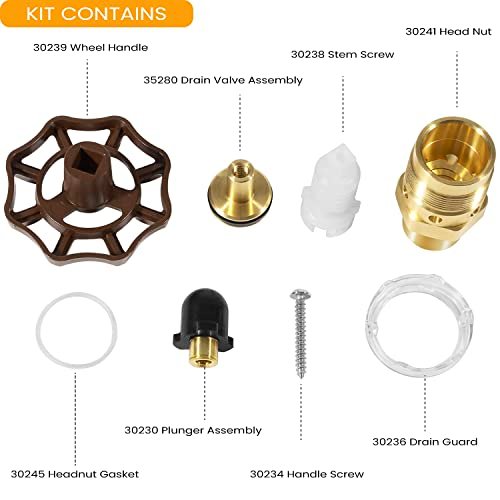 RK-25 Repair Kit for Woodford Model 20 25 27 Faucet Outdoor Wall Faucet Repair Kit
