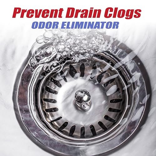 SANI 360° Sani Sticks Drain Cleaner and Deodorizer, 24 Count, Orange Scent Enzyme Pipe Cleaners, Eliminate Odors, Prevent Clogged Drains, Safe for Sinks, Bathtub Drains, Septic Tanks