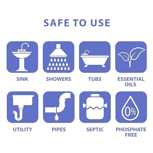 SANI 360° Sani Sticks Drain Cleaner and Deodorizer, 24 Count, Orange Scent Enzyme Pipe Cleaners, Eliminate Odors, Prevent Clogged Drains, Safe for Sinks, Bathtub Drains, Septic Tanks