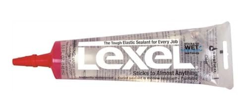 Sashco 13013-2 13013 5oz Sealants Clear Lexel Adhesive Caulk, 5-Ounce