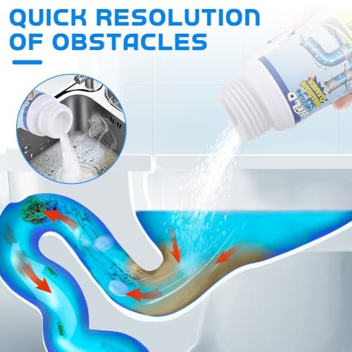 Sink and Drain Cleaner, 2025 New Multi-functional Sink and Drains Cleaner Powder Cleaning, Powerful Sink Cleaner for Kitchen and Pipes Cleaning Tool (1 PC)