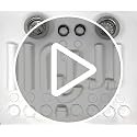 Sink Drain Pipe Kit, 1 ½” All-in-One Plumbing Set with Metal Strainer Baskets, Plastic P-Traps and Replacement Pipes, for Double Bowl Kitchen and Patio Sinks