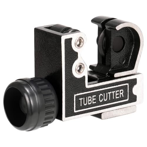 Spurtar Mini Pipe Cutter Tool 1/8 to 1-1/8 inch (3-28mm) Tube Cutter for Copper, Brass, Aluminum Pipe for Plumbing, HVAC Work, Automotive Repairs, DIY Projects