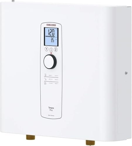 Stiebel Eltron 239223 Tankless Water Heater – Tempra 29 Plus – Electric, On Demand Hot Water, Eco, White, 23