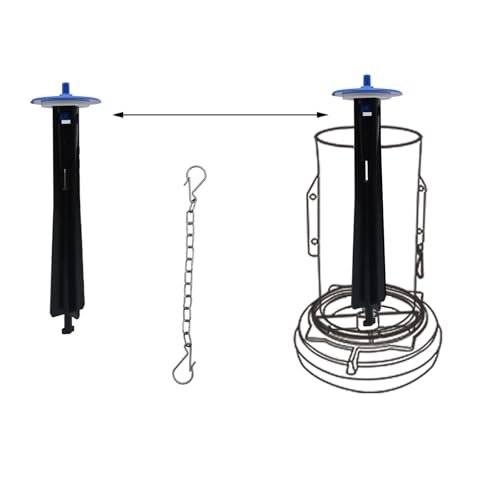 Toilet Canister Flush Valve Repair Kit, Compatible with Kohler GP1229656, K-1188999, K-1188998, for AquaPiston Flush Valve, Includes Center Guide, Cap & Chain, WC Tank Replacement Kit