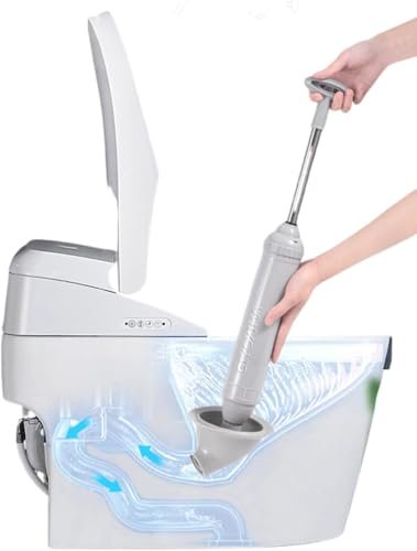 Toilet Plunger,Powerful Toilet Plunger, High Pressure Thrust Plunge,Remover Tool to Unblock Toilet Blockage,All Purpose Power Plungers for Bathrooms Cleaning