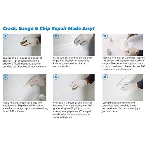 Tub and Shower Repair Kit - Bone
