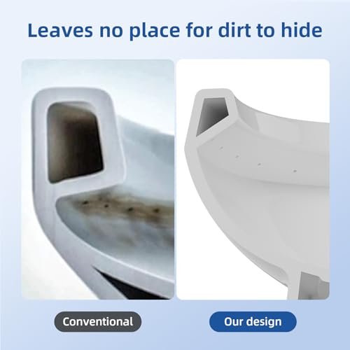 Two Piece Toilet, 19" Elongated Toilets for Bathrooms With Soft Close Seat, ADA Height With 1.28 GPF Siphonic Flush Cotton White