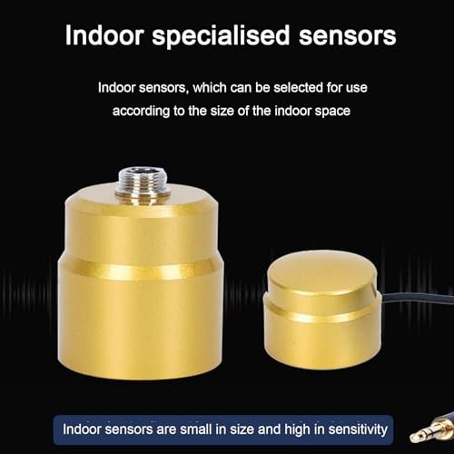 Ultrasonic Water Leak geophone Sensor, Leak Detection Sensor, Underground Water Leak Detector, Plumbing Leak Detector with Headset and 4 Gear Adjustable