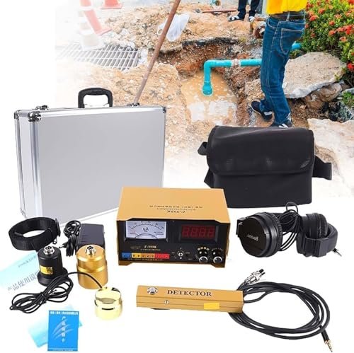 Underground Water Leak Detector - Leak Detector with Headset - Water Leakage Detection Equipment - Water Leak Sensor for Pipes - Pipe Water Leak Detector (999K)