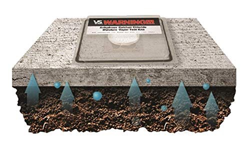Vapor Score Moisture Tester for Concrete Slab, Calcium Chloride Test Kit – Easy-to-Use Water Damage Detector and Moisture Analyzer (3-Pack)