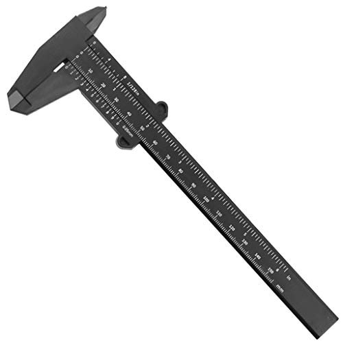 Vernier Caliper DIY Tool Woodworking Metalworking Plumbing Model Making 150mm 0.5 Vernier Caliper with Clear Black Marking Measure Tool