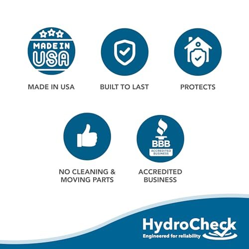 Water Sensor Alarm, Smart Water Leak Detector for Home & Basements | Made in The USA | Automatic Flood Detectors and Water Alarm, Pure Water Capable (WaterWatcher)