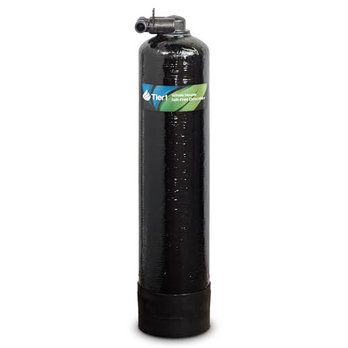 Water Softener Alternative | Salt-Free Water Conditioner | TAC Scale Prevention | 900,000 Gallon Capacity, 8-9 Year Life | Whole House Water Filtration System | Tier1