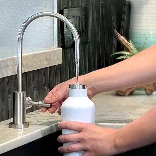 WaterChef MicroPRO UV LED Under-Sink Water Purifier System with Smart Features (No Faucet), Reduce up to 99.99% of Pathogens, Mercury-Free