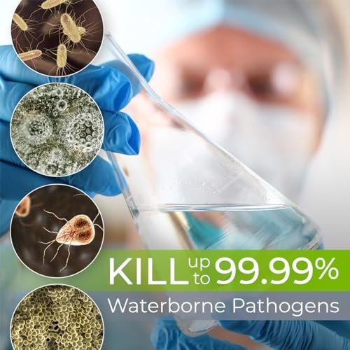 WaterChef MicroPRO UV LED Under-Sink Water Purifier System with Smart Features (No Faucet), Reduce up to 99.99% of Pathogens, Mercury-Free